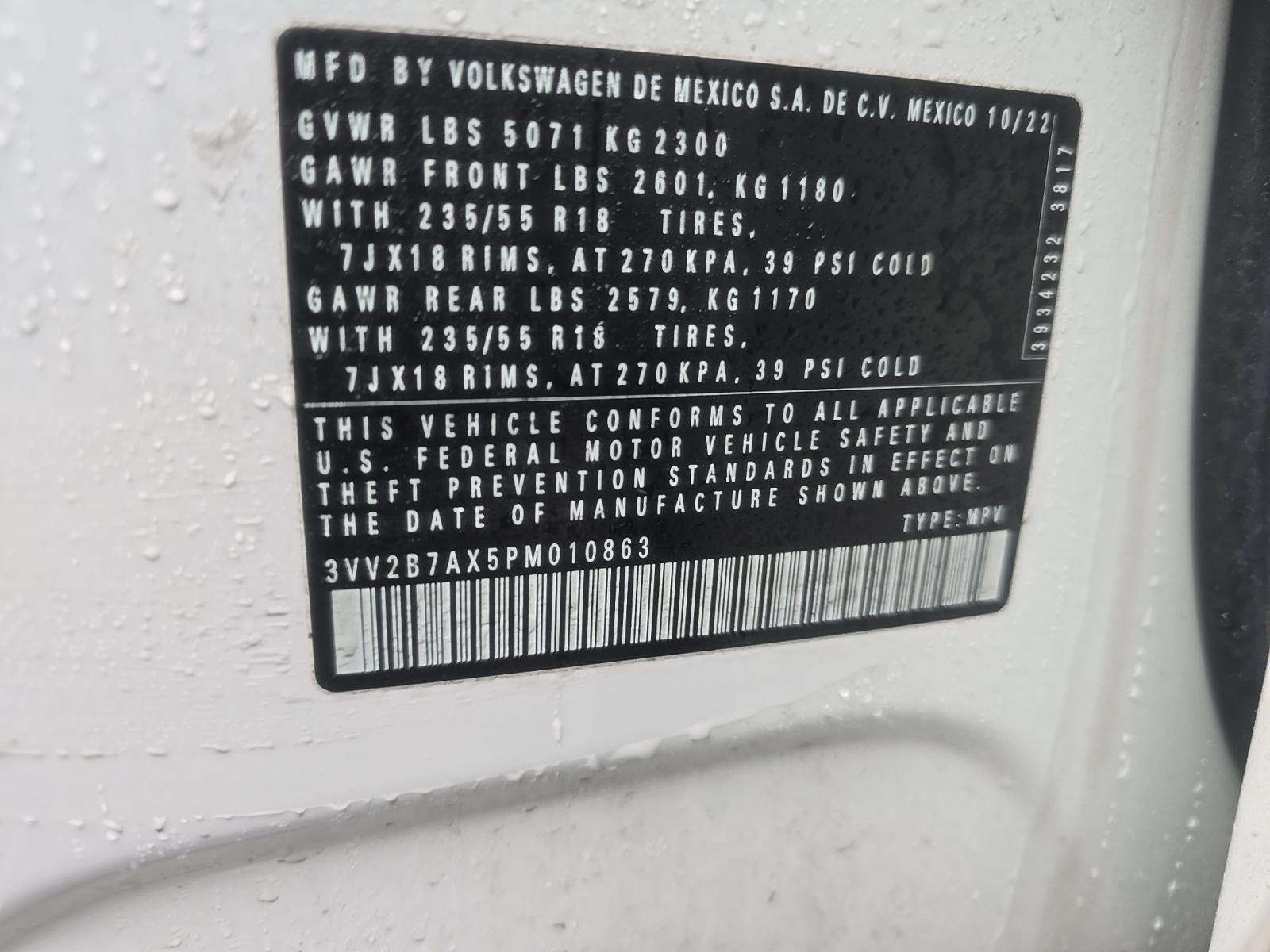 2023 Volkswagen Tiguan 2.0T SE AWD