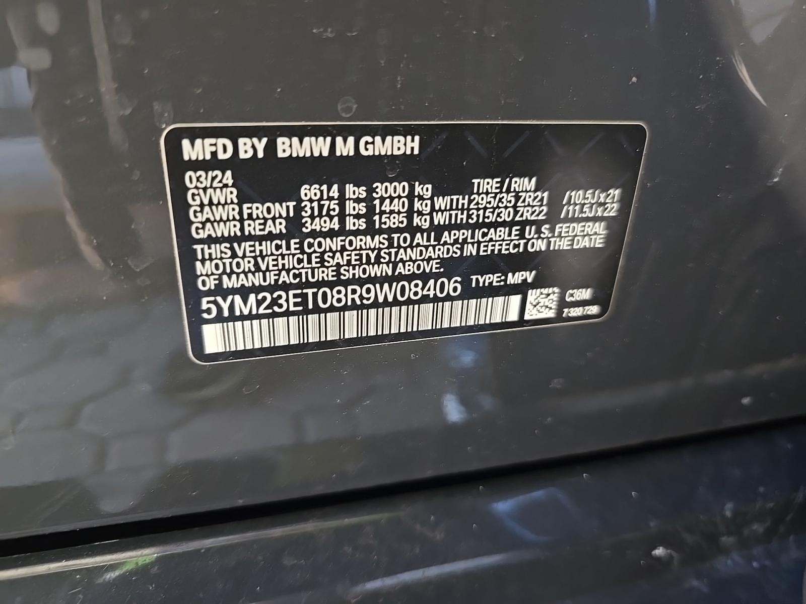 2024 BMW X6 M Competition AWD