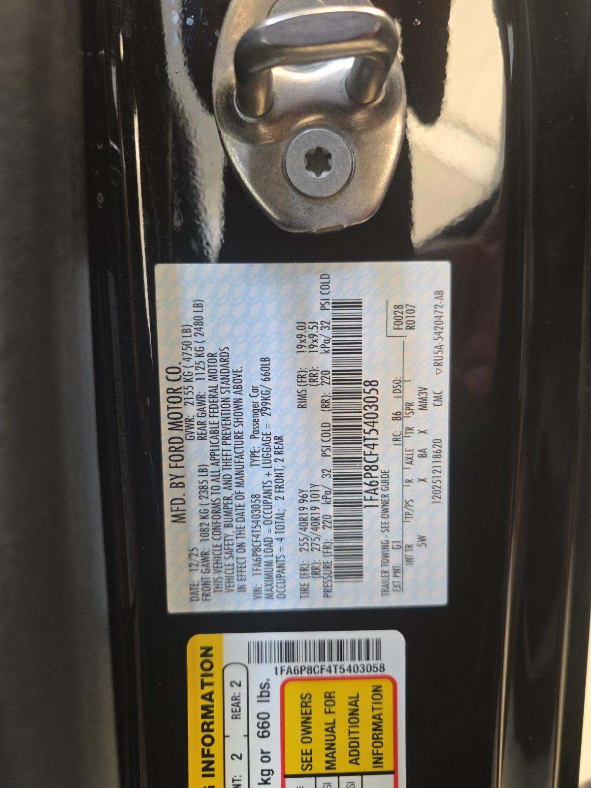 2026 Ford Mustang GT Premium RWD