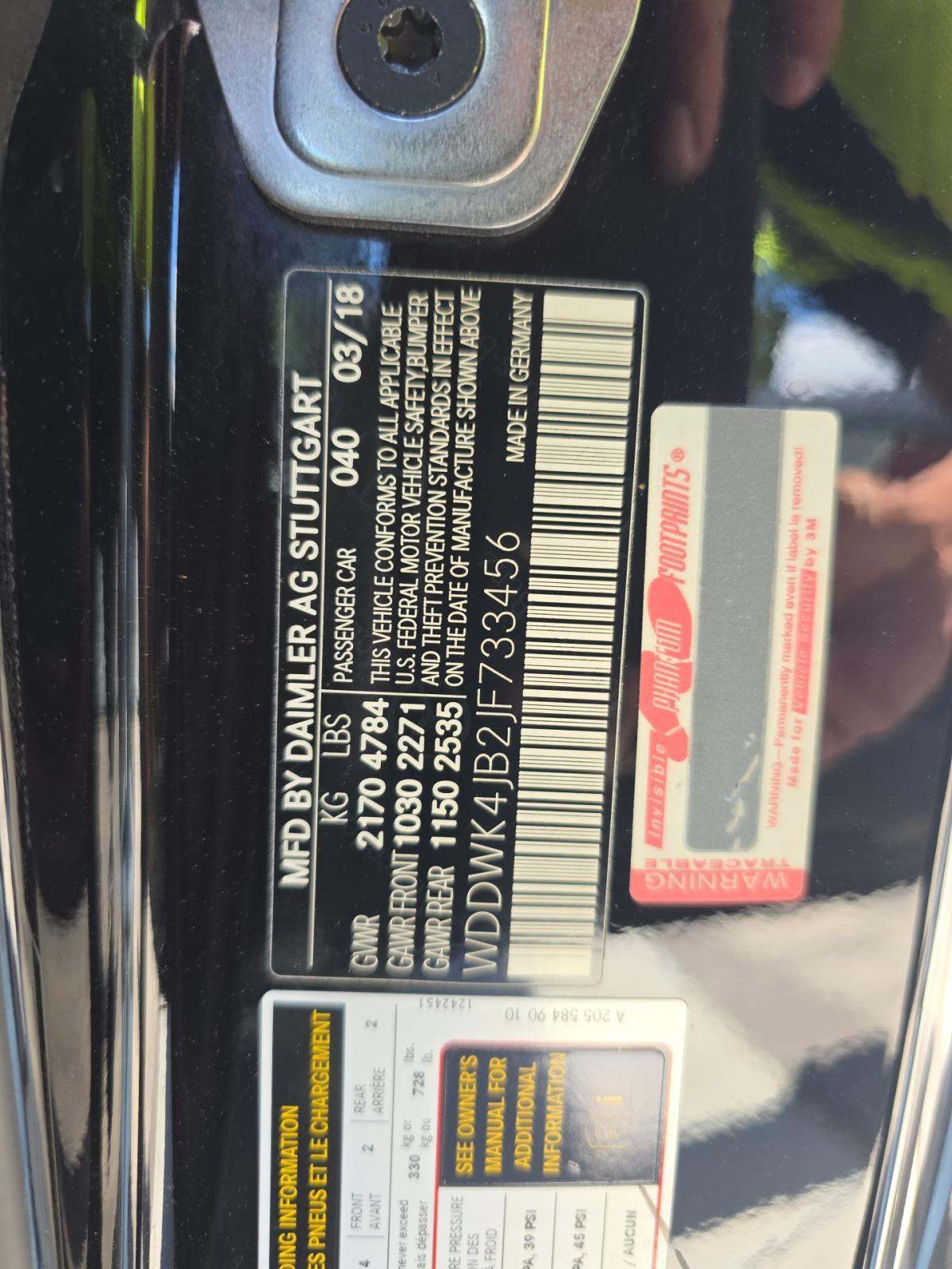2018 Mercedes-Benz C-Class C 300 RWD