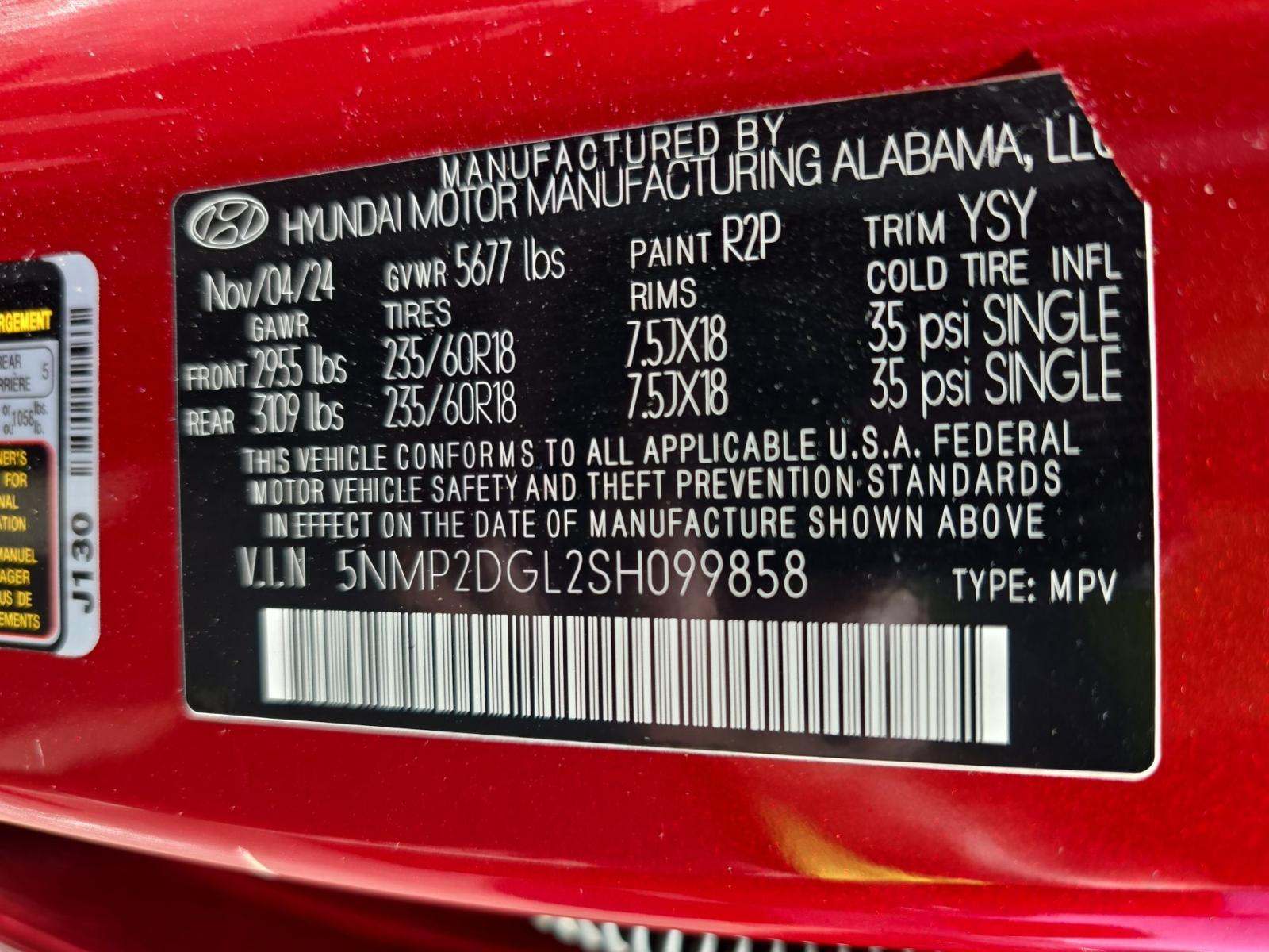 2025 Hyundai Santa Fe SEL AWD