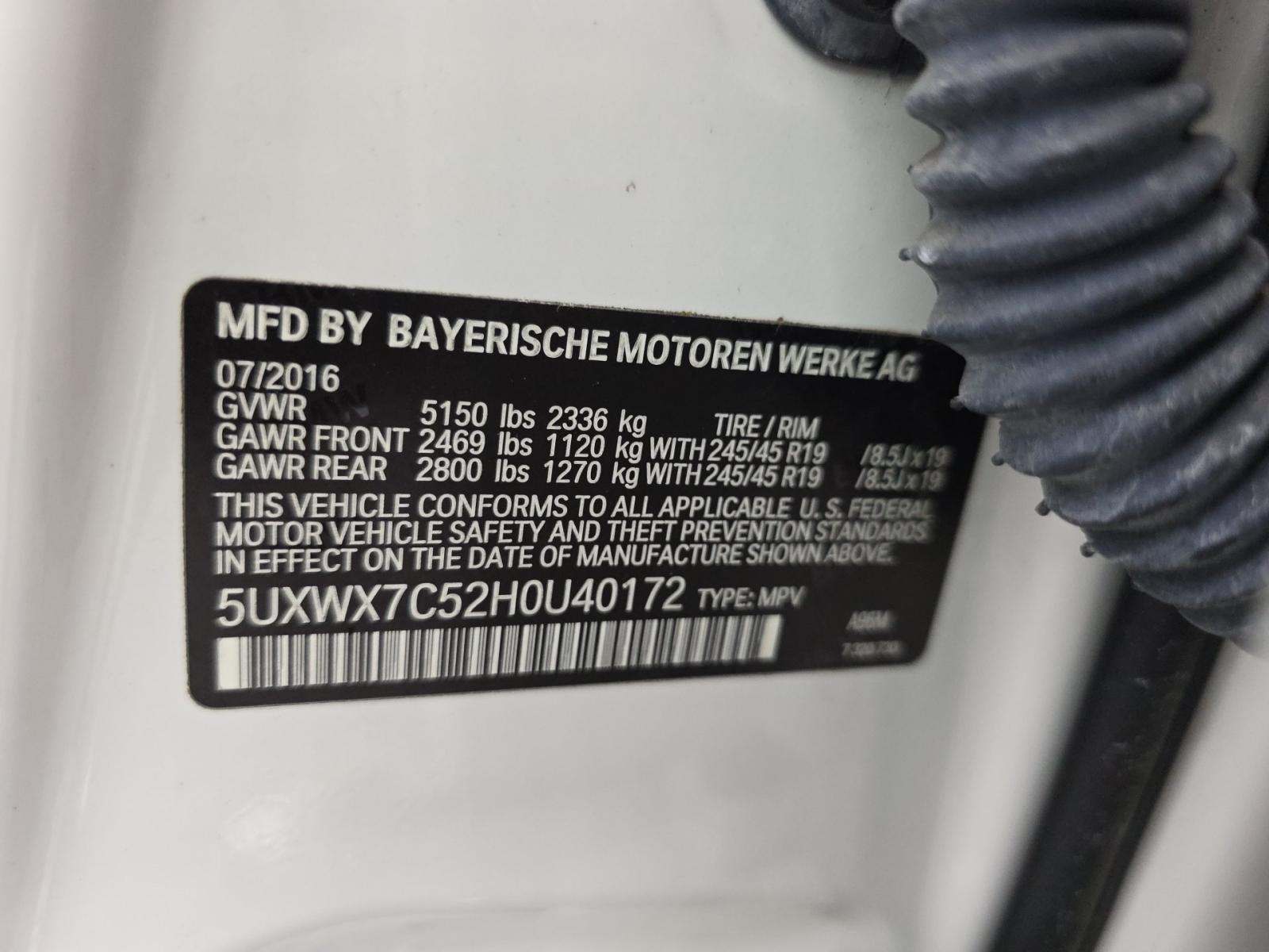 2017 BMW X3 xDrive35i AWD