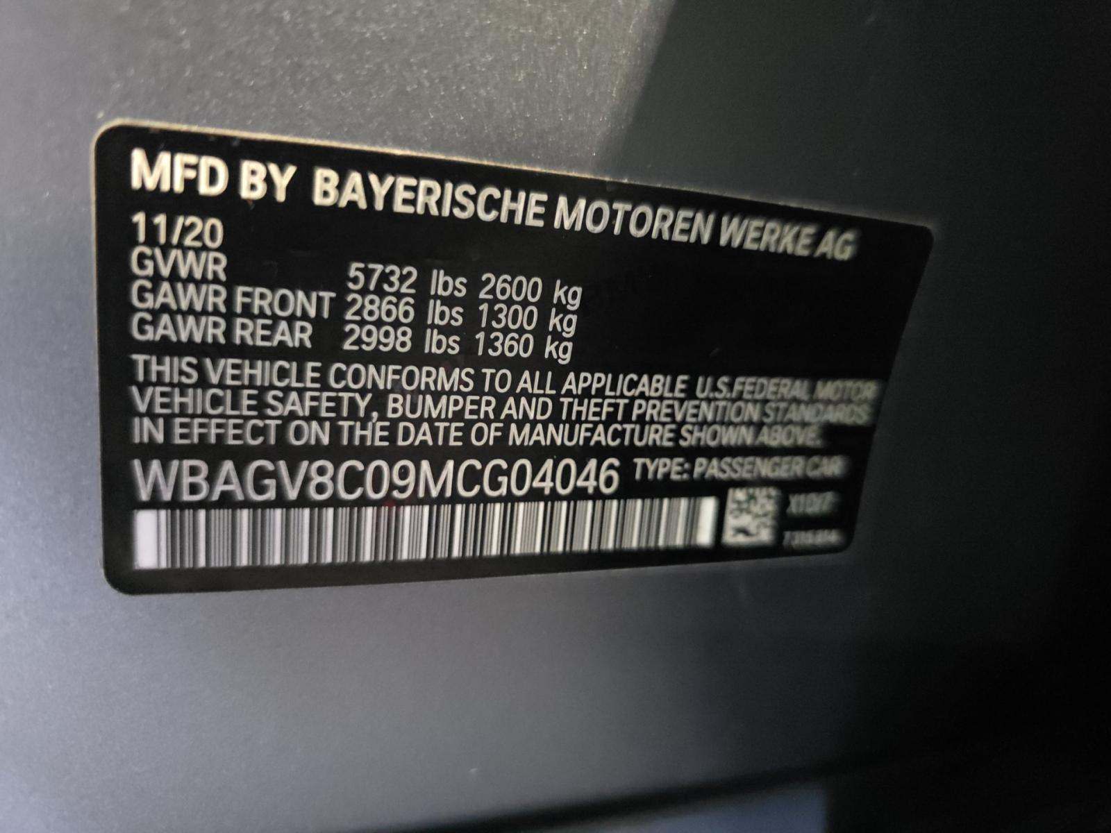 2021 BMW 8 Series M850i xDrive AWD