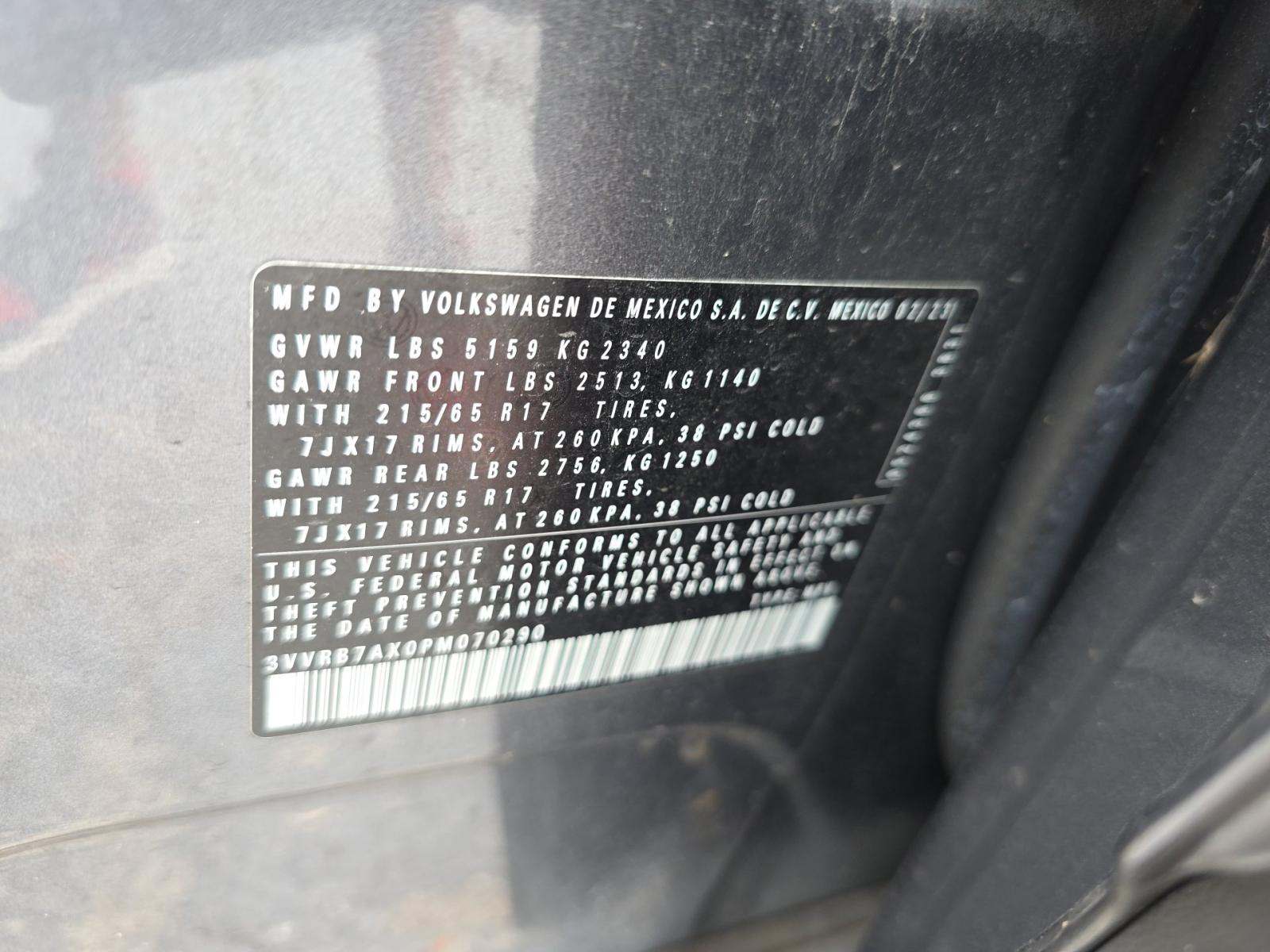 2023 Volkswagen Tiguan 2.0T S FWD