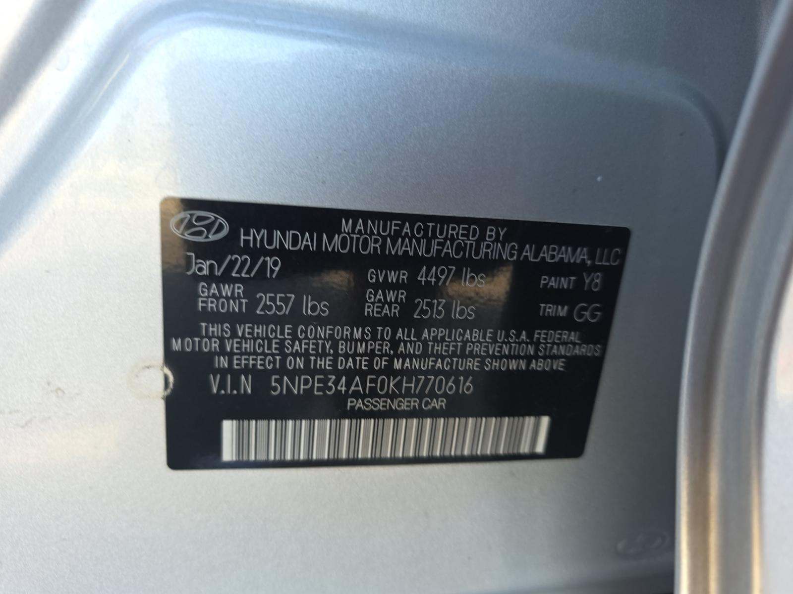 2019 Hyundai Sonata SEL FWD