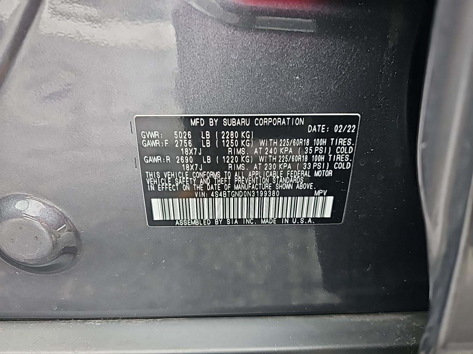 2022 Subaru Outback Limited XT AWD