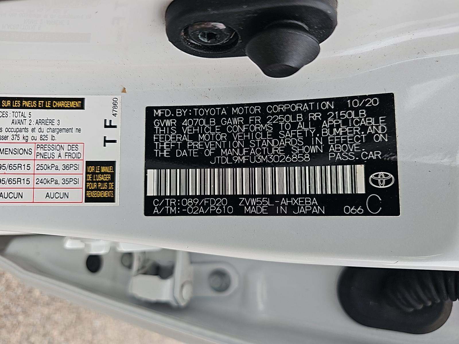 2021 Toyota Prius LE AWD