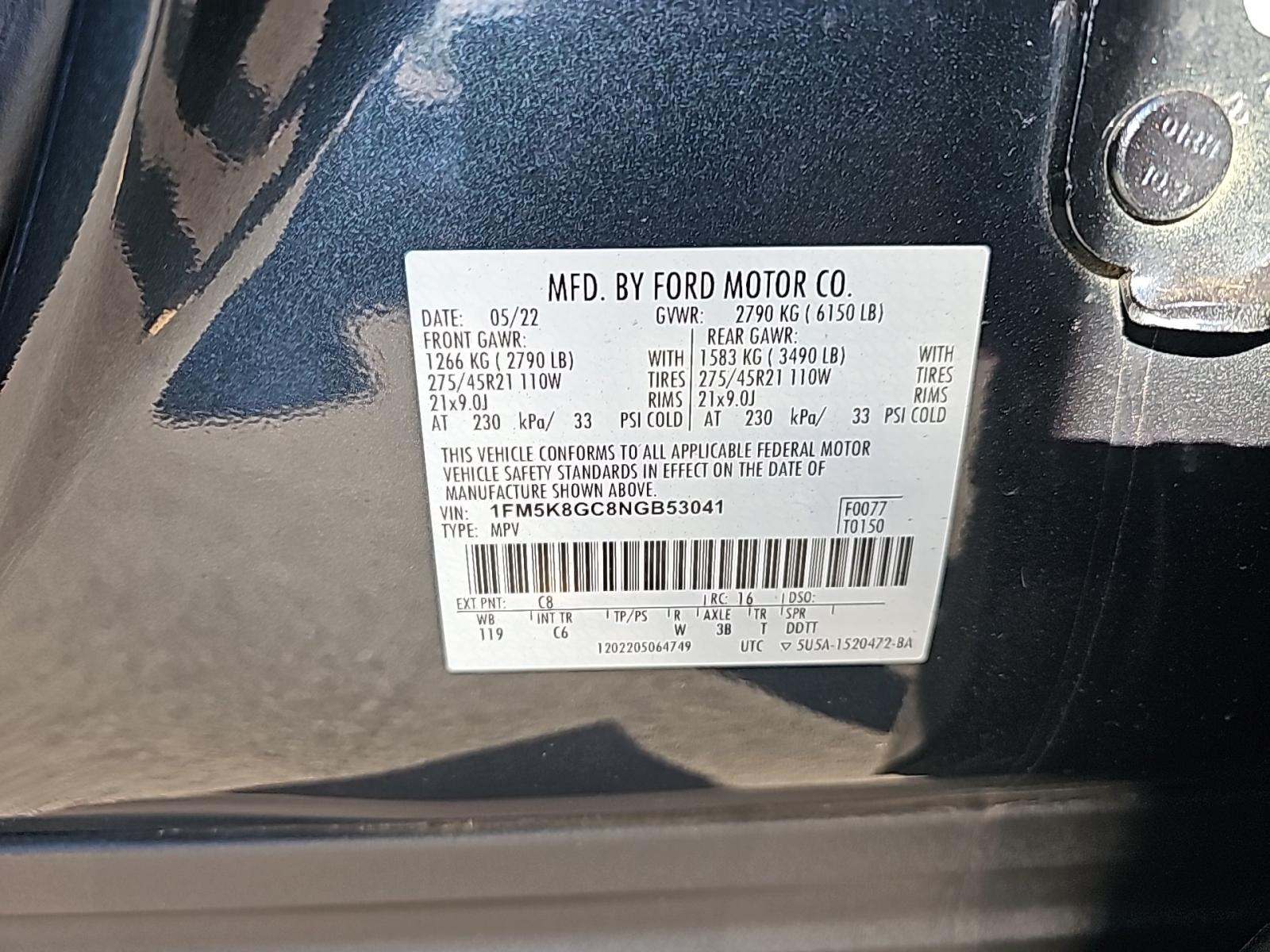 2022 Ford Explorer ST AWD