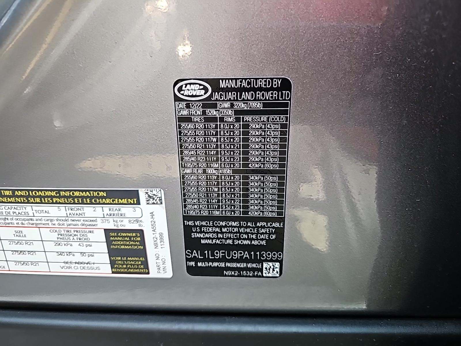 2023 Land Rover Range Rover Sport SE Dynamic AWD