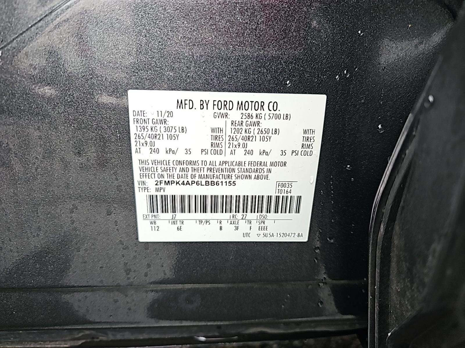 2020 Ford Edge ST AWD