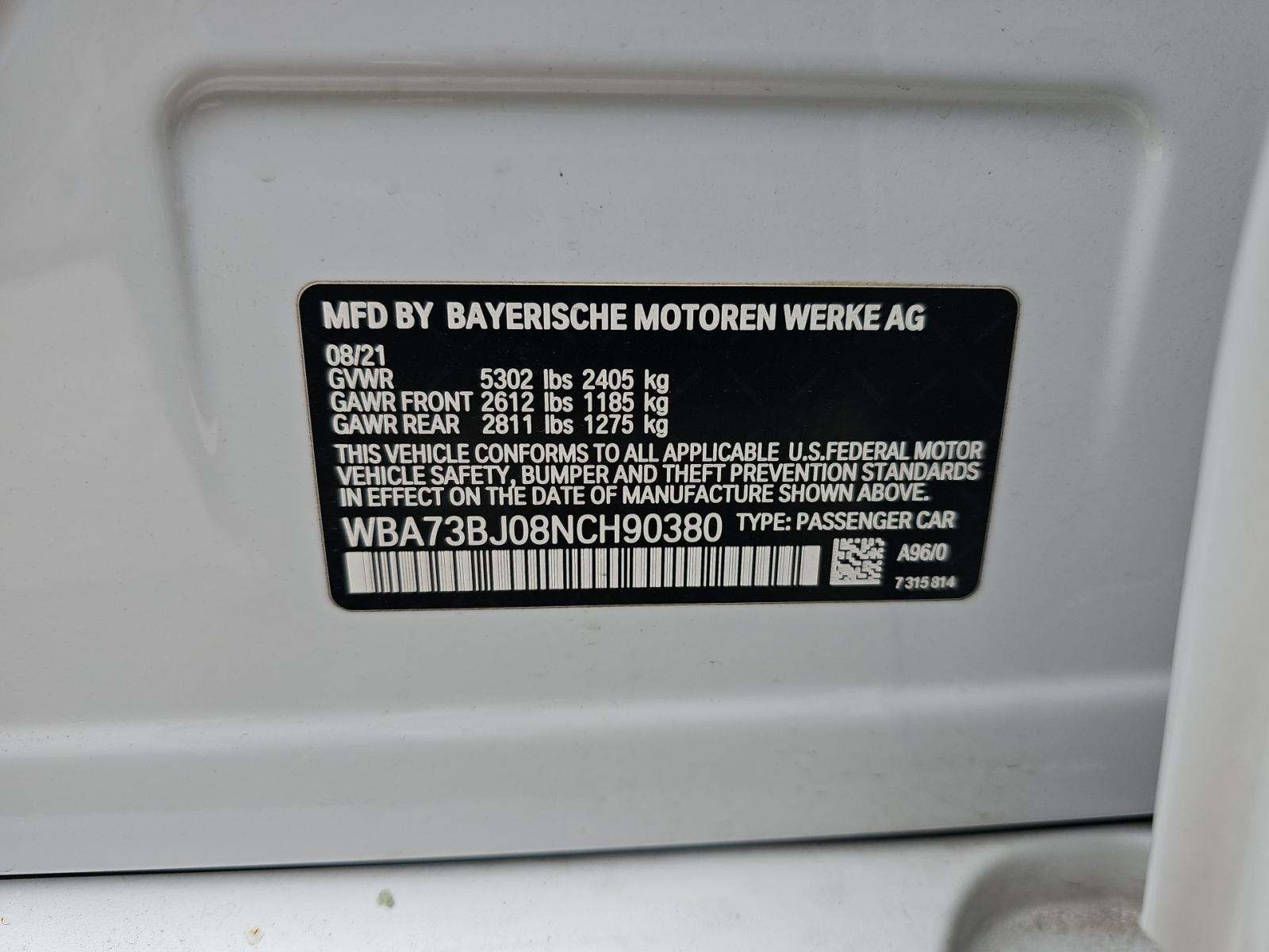 2022 BMW 5 Series 540i xDrive AWD