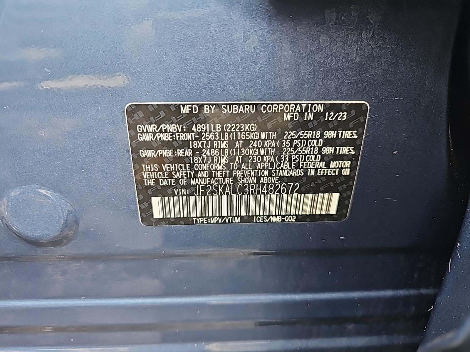 2024 Subaru Forester Limited AWD