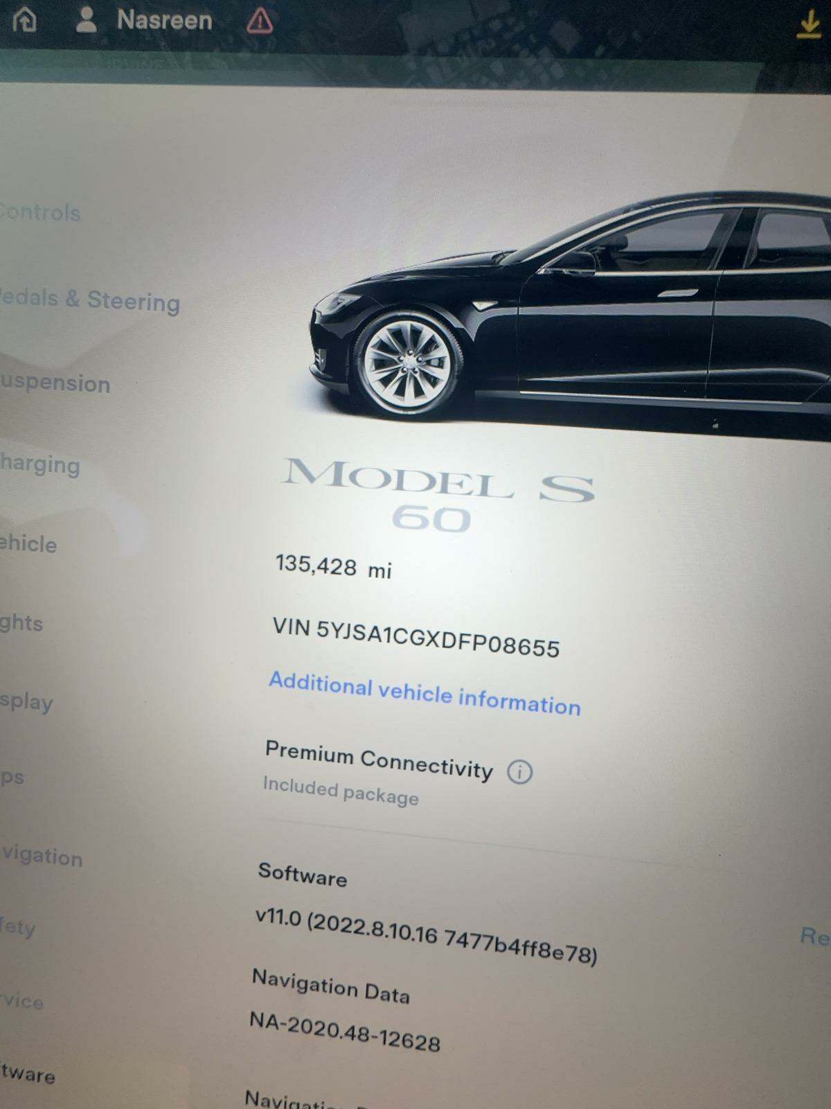 2013 Tesla Model S 4D SEDAN RWD