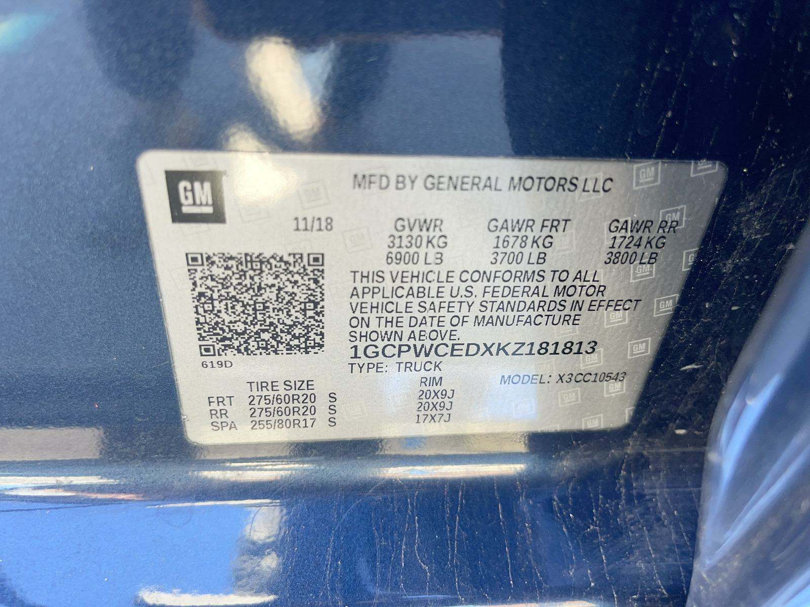 2019 Chevrolet Silverado 1500 LT RWD