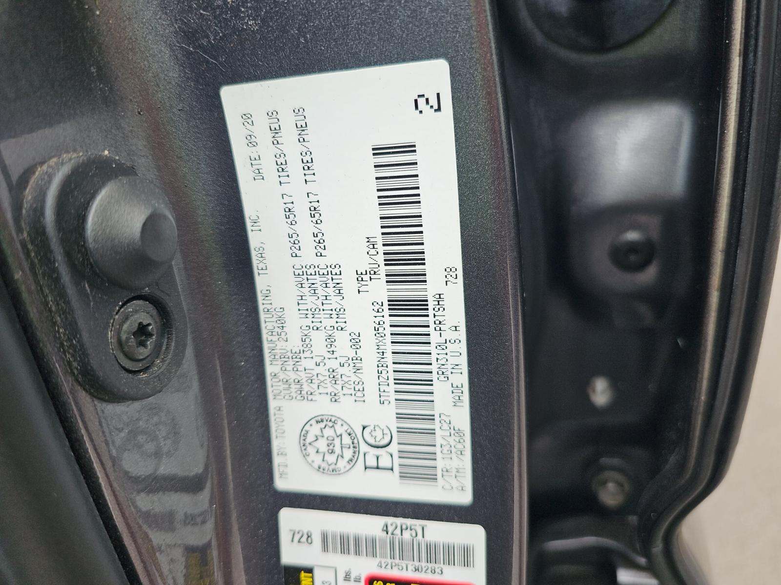 2021 Toyota Tacoma TRD Sport AWD