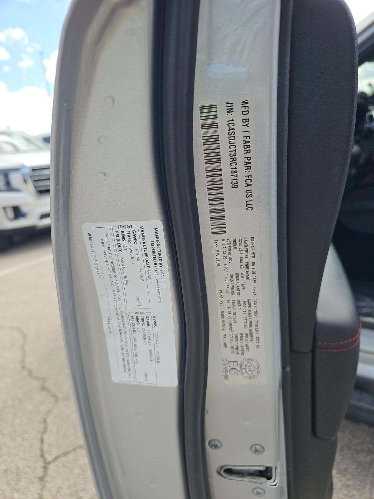2024 Dodge Durango R/T Plus AWD