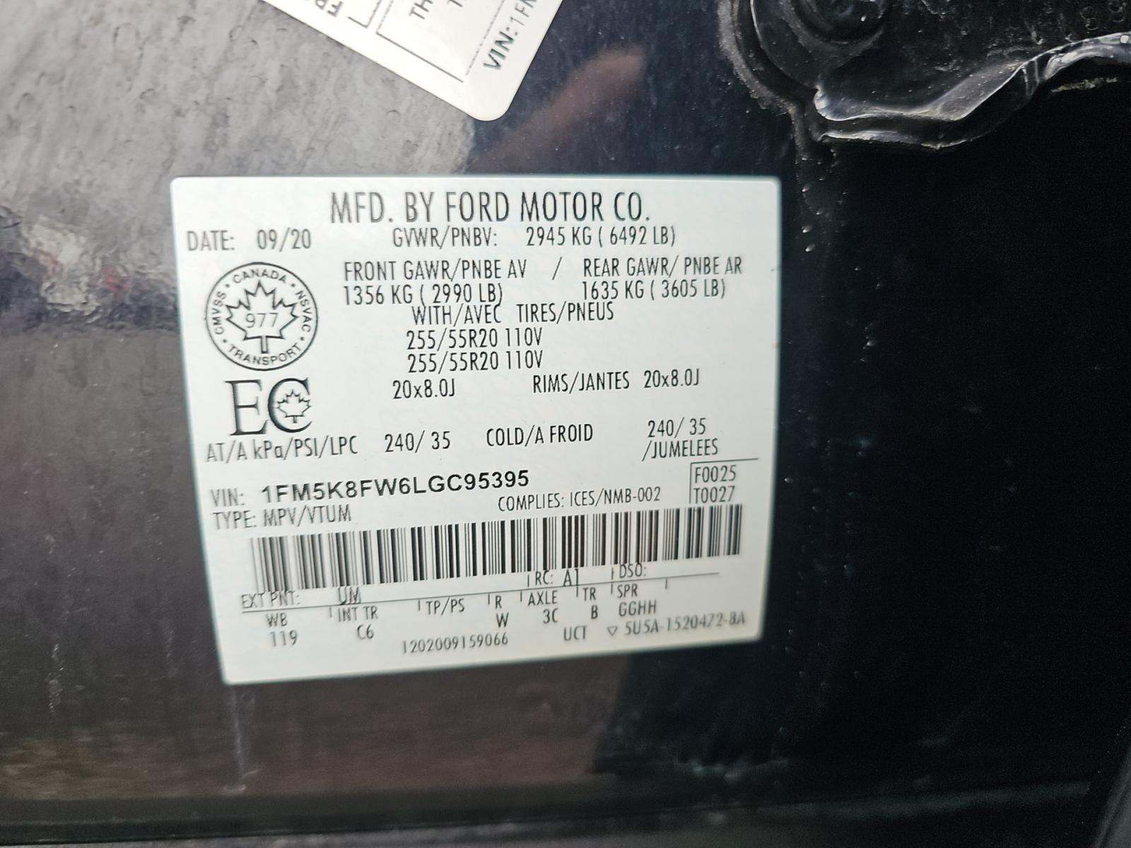 2020 Ford Explorer Hybrid Limited AWD