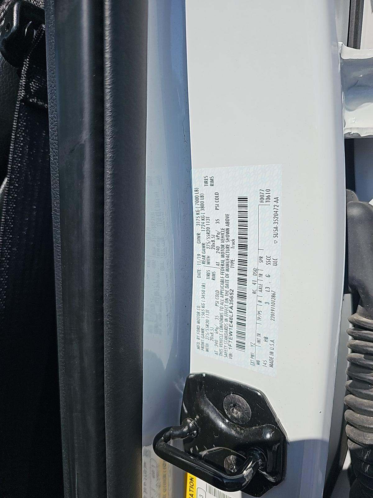 2020 Ford F-150 Lariat AWD