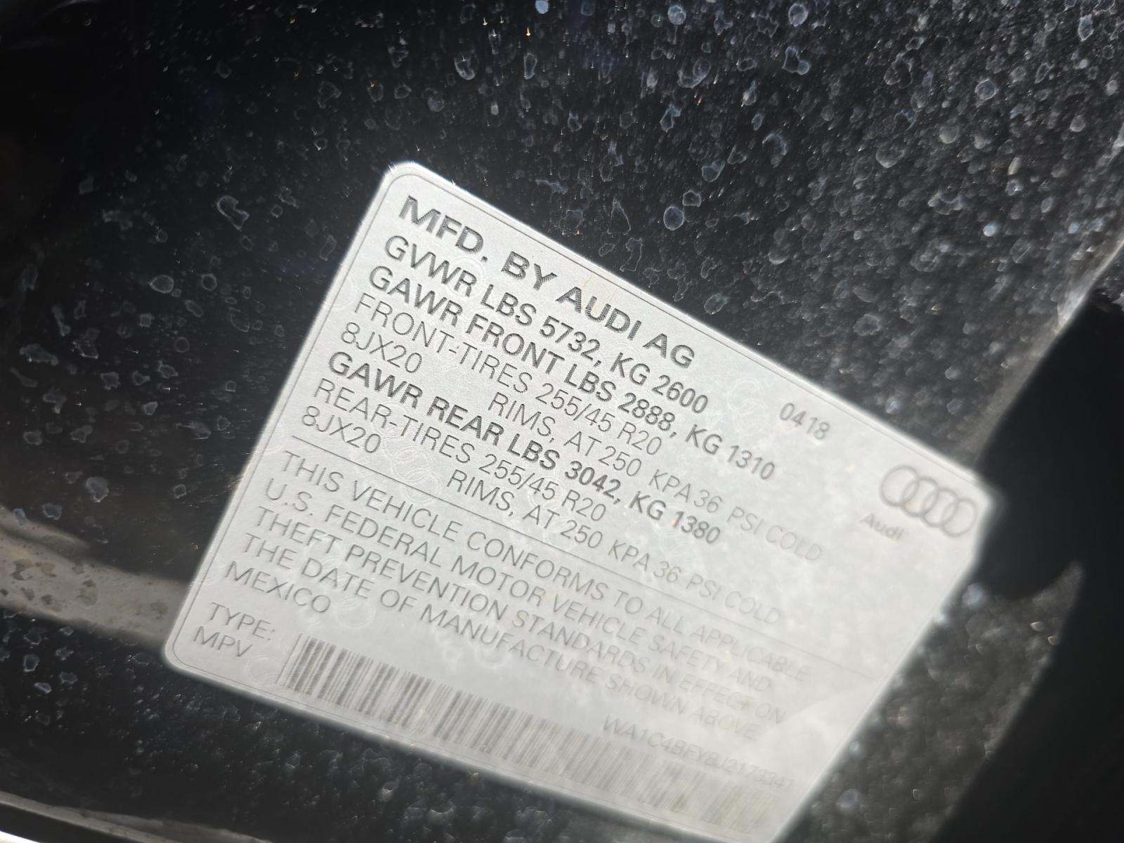 2018 Audi SQ5 Prestige AWD