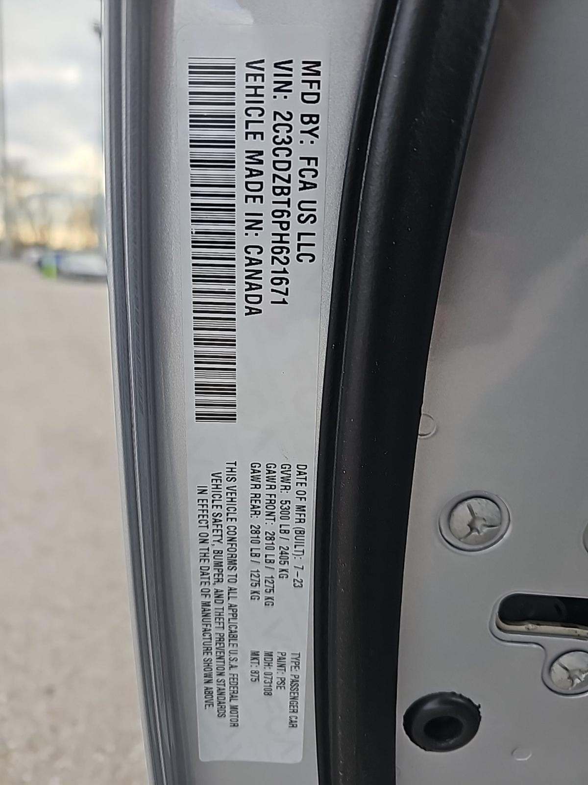 2023 Dodge Challenger R/T RWD