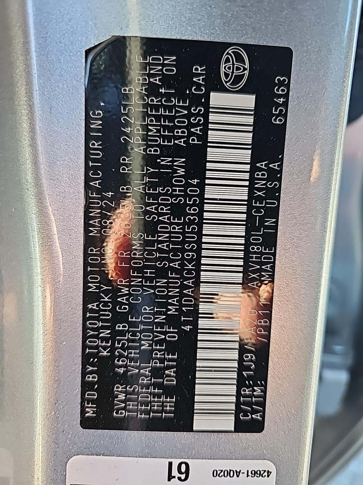 2025 Toyota Camry LE FWD