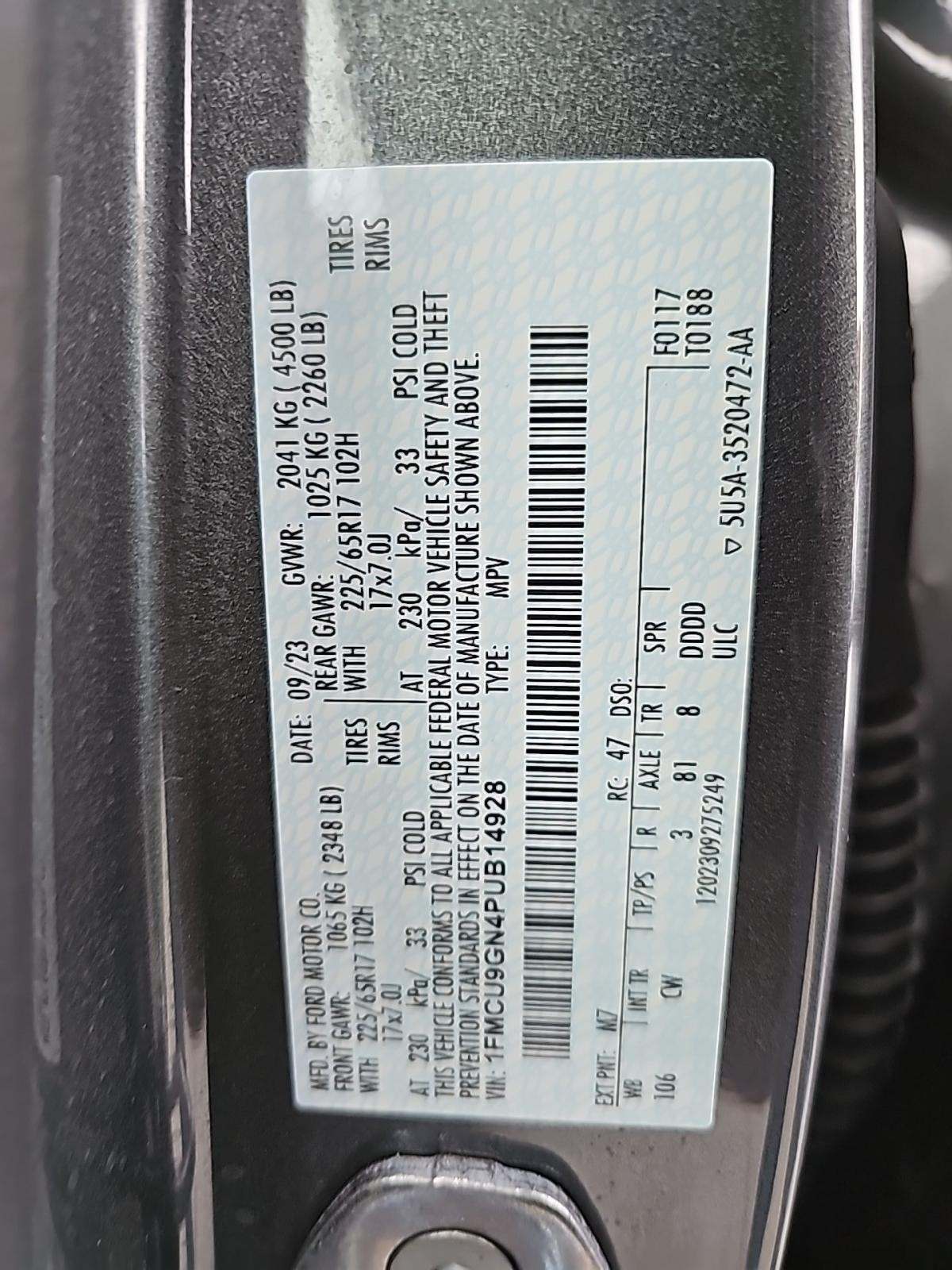 2023 Ford Escape Active AWD