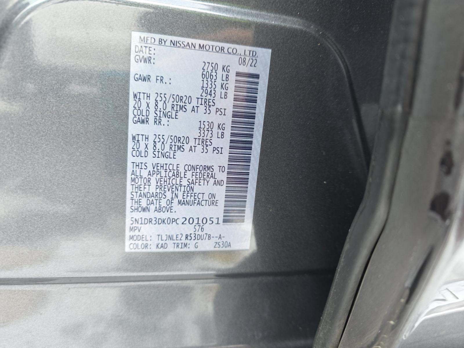 2023 Nissan Pathfinder Platinum AWD