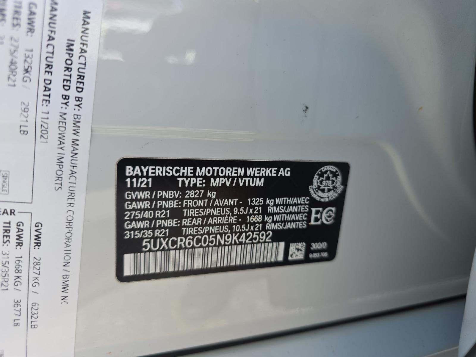 2022 BMW X5 xDrive40i AWD