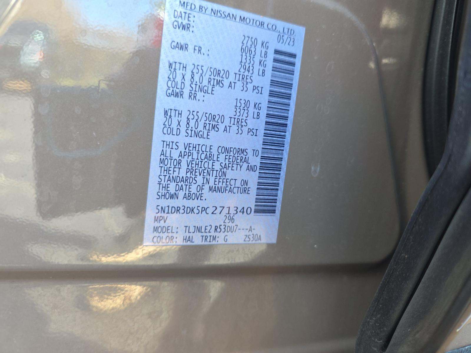 2023 Nissan Pathfinder Platinum AWD