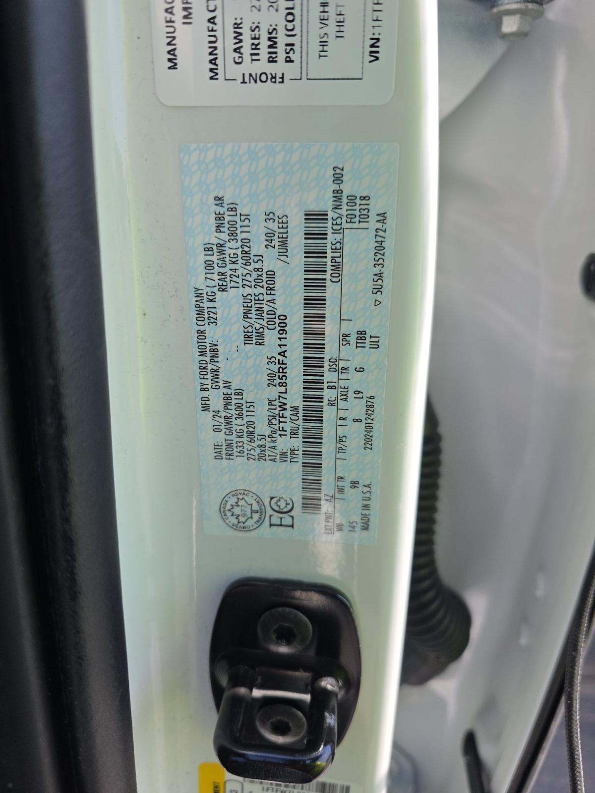 2024 Ford F-150 Platinum AWD