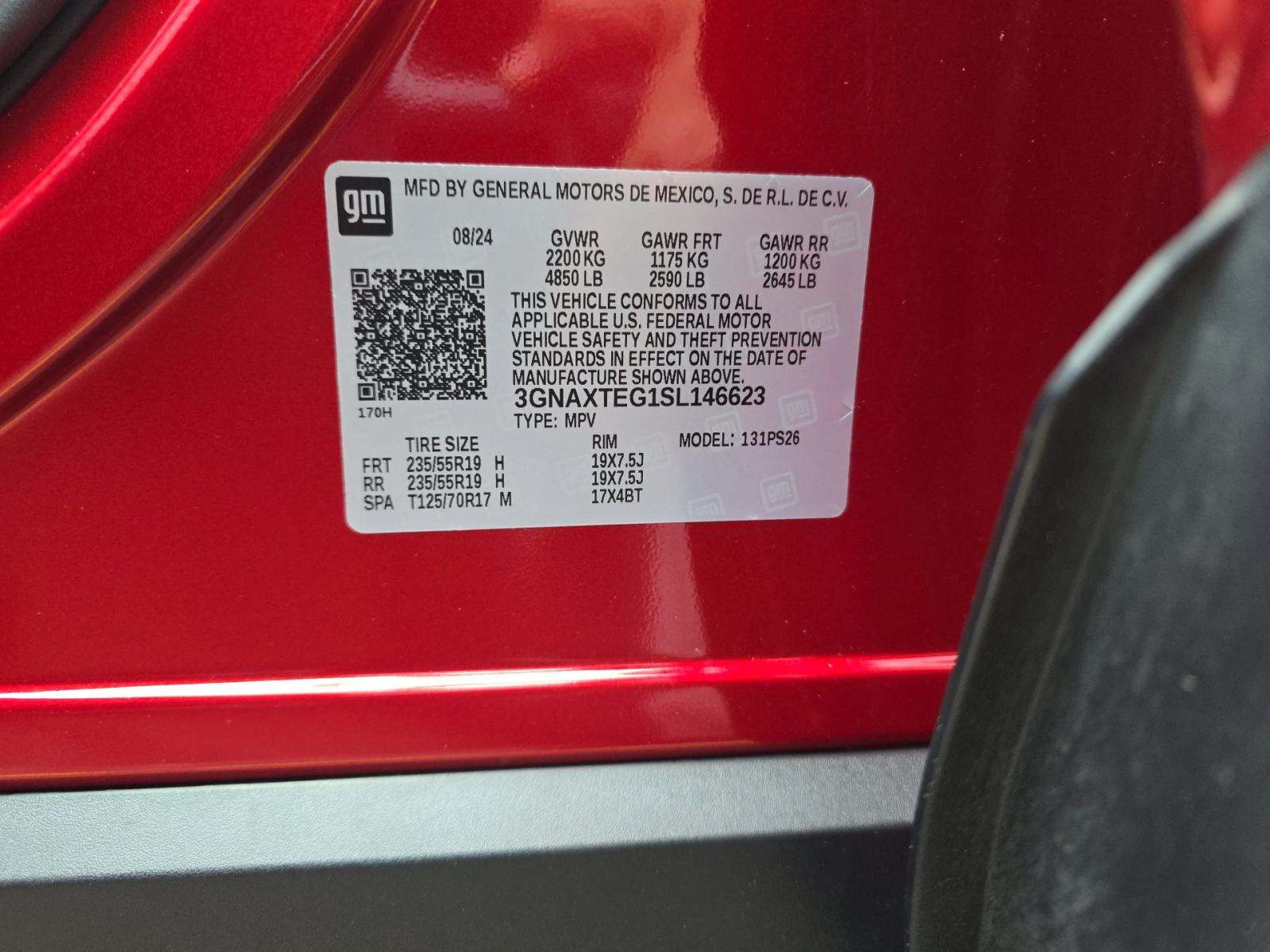 2025 Chevrolet Equinox RS AWD