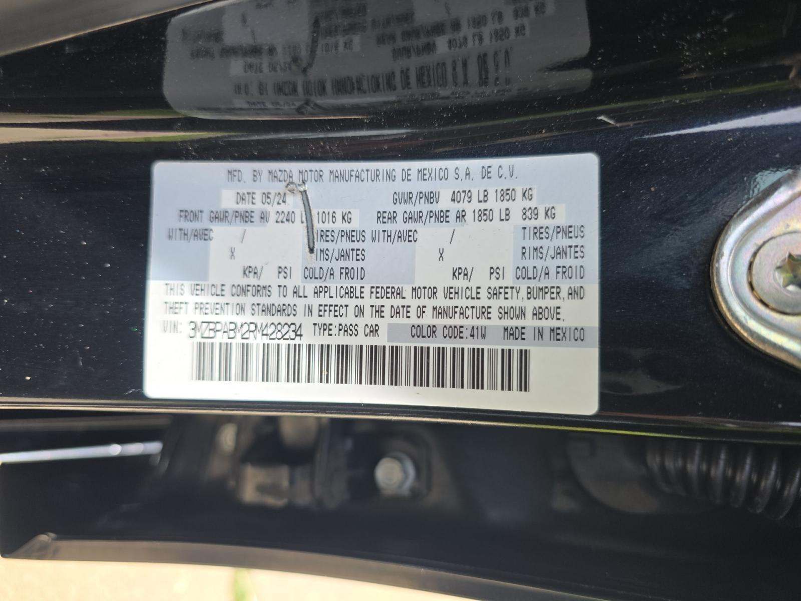 2024 MAZDA MAZDA3 2.5 S FWD