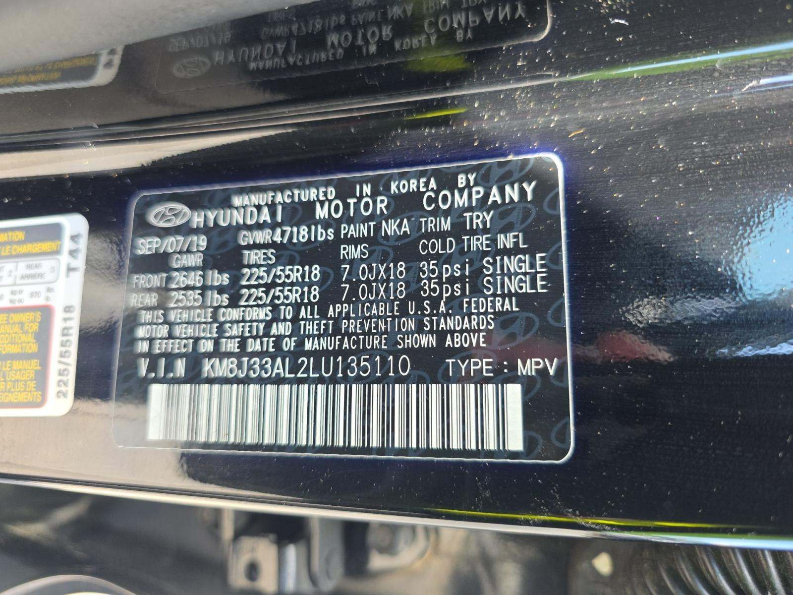 2020 Hyundai Tucson Ultimate FWD