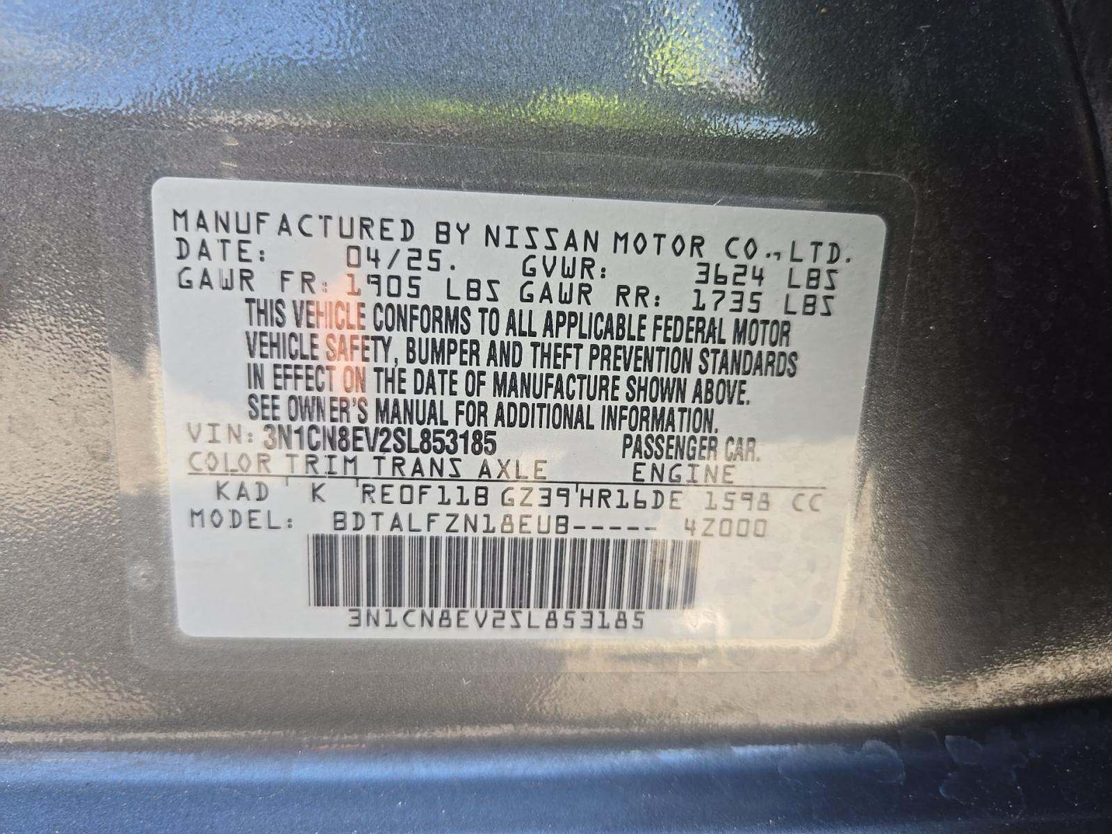 NISSAN VERSA - 1