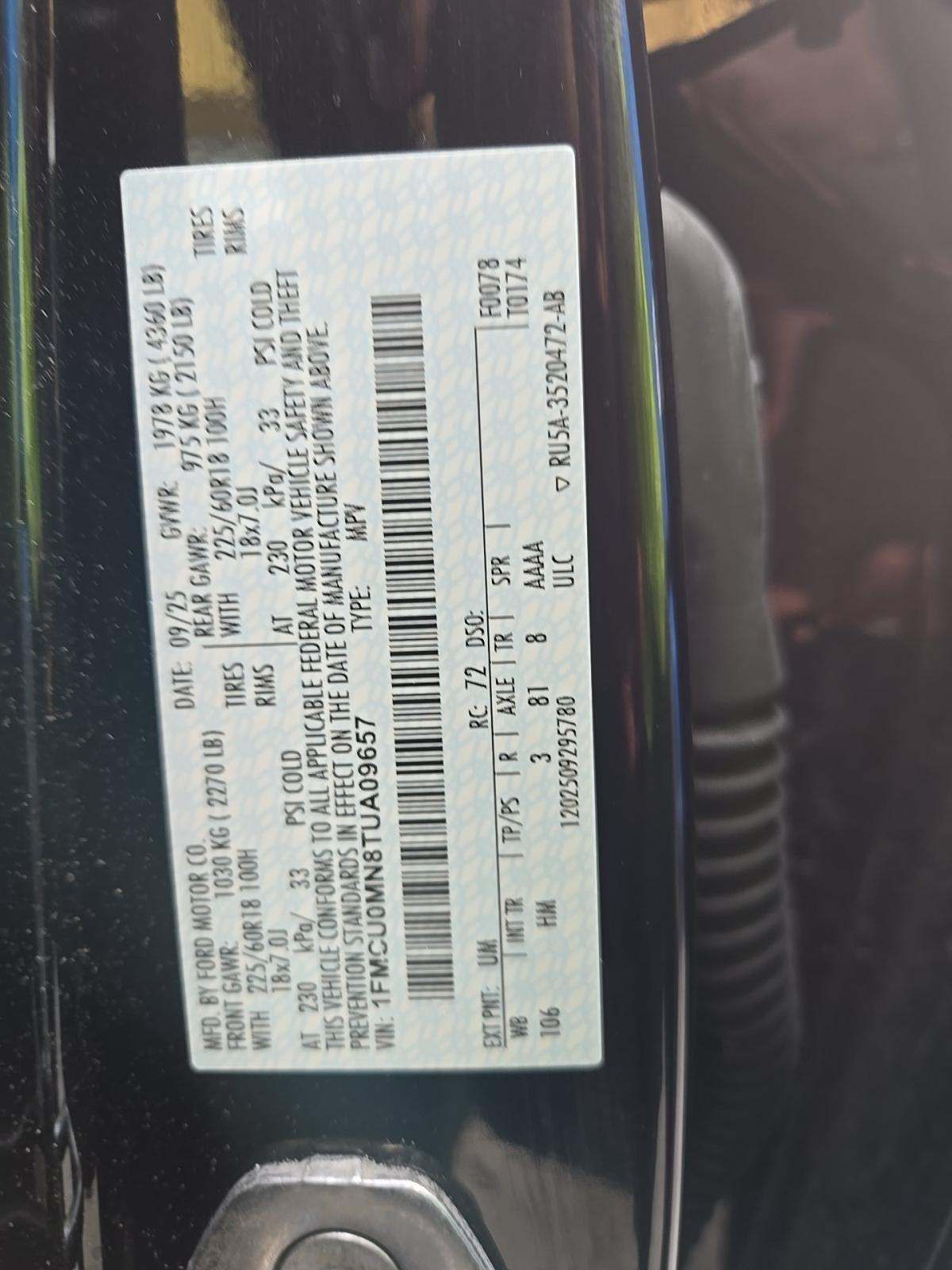 2026 Ford Escape ST-Line FWD