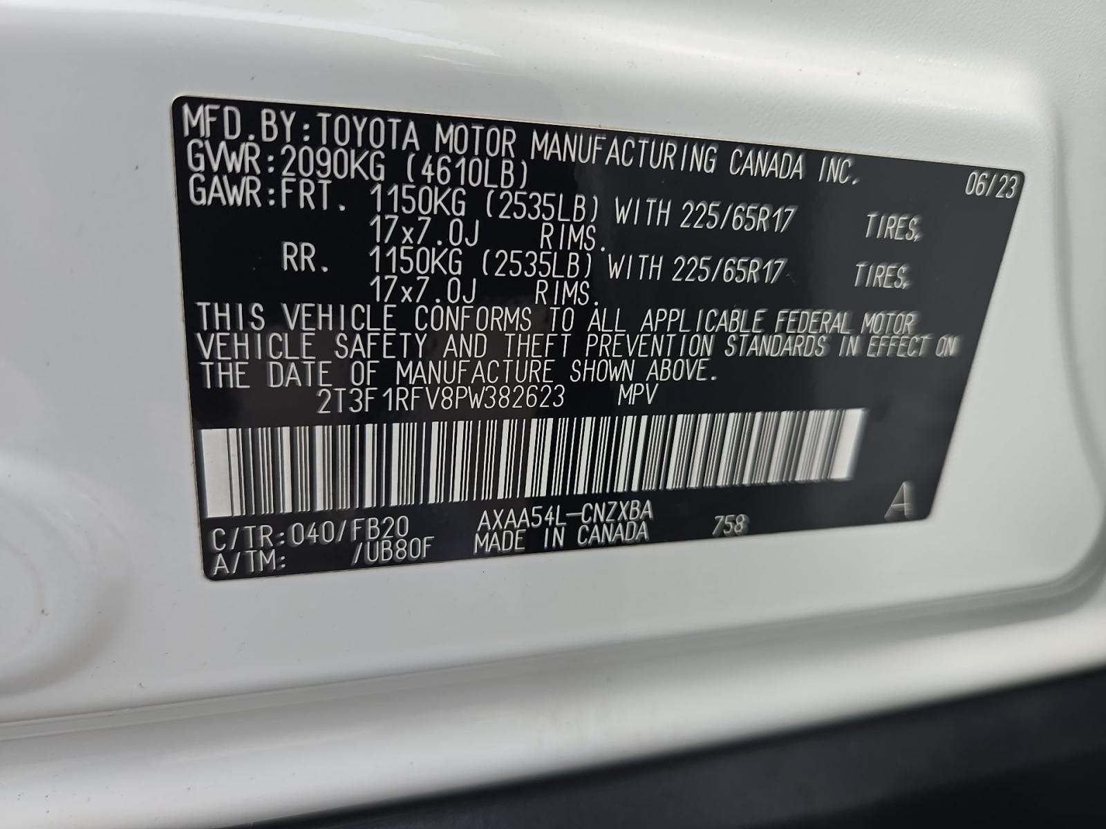 2023 Toyota RAV4 LE AWD