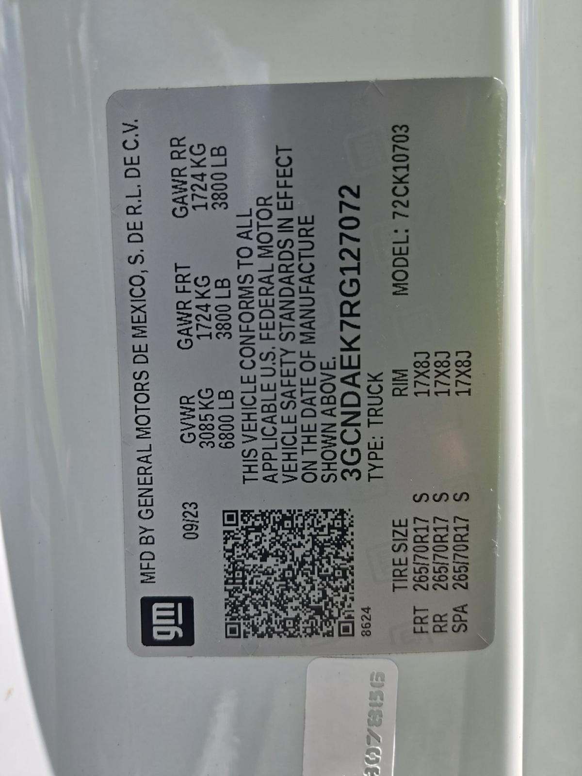 2024 Chevrolet Silverado 1500 Work Truck AWD