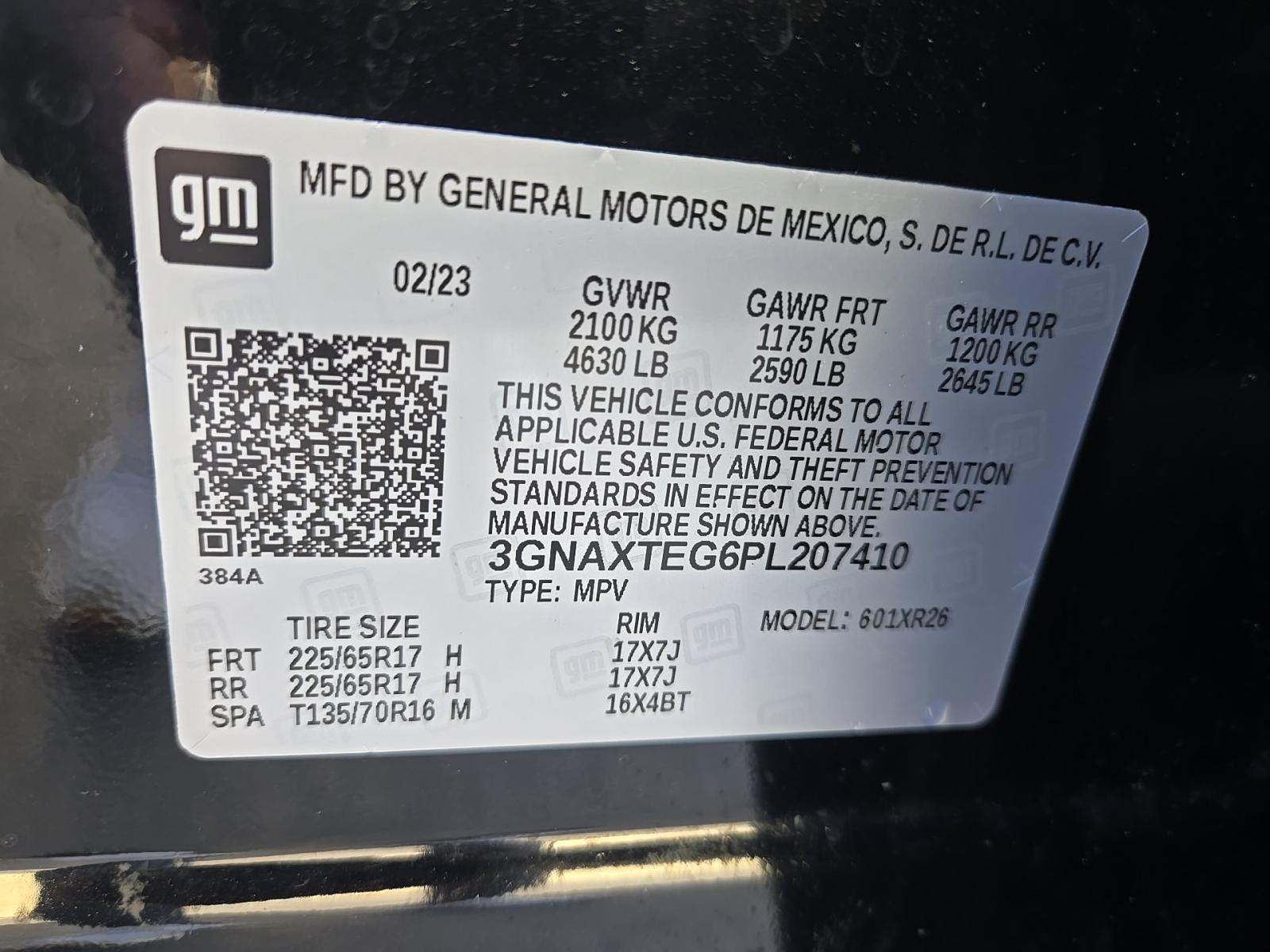 2023 Chevrolet Equinox LT AWD