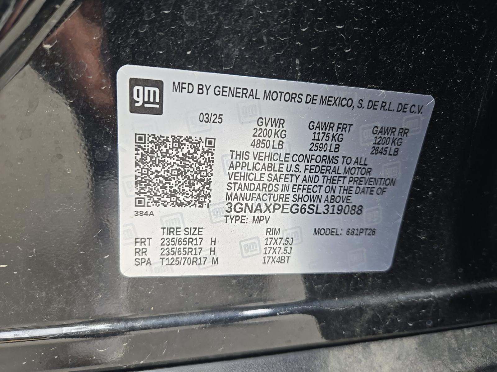 2025 Chevrolet Equinox LT AWD