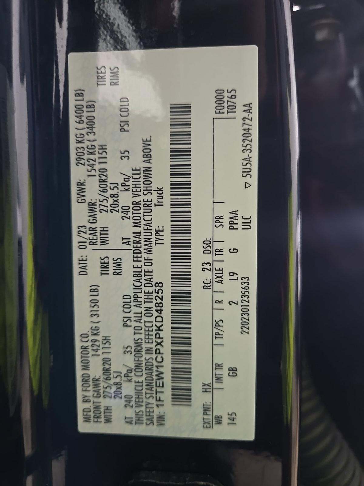 2023 Ford F-150 XL RWD