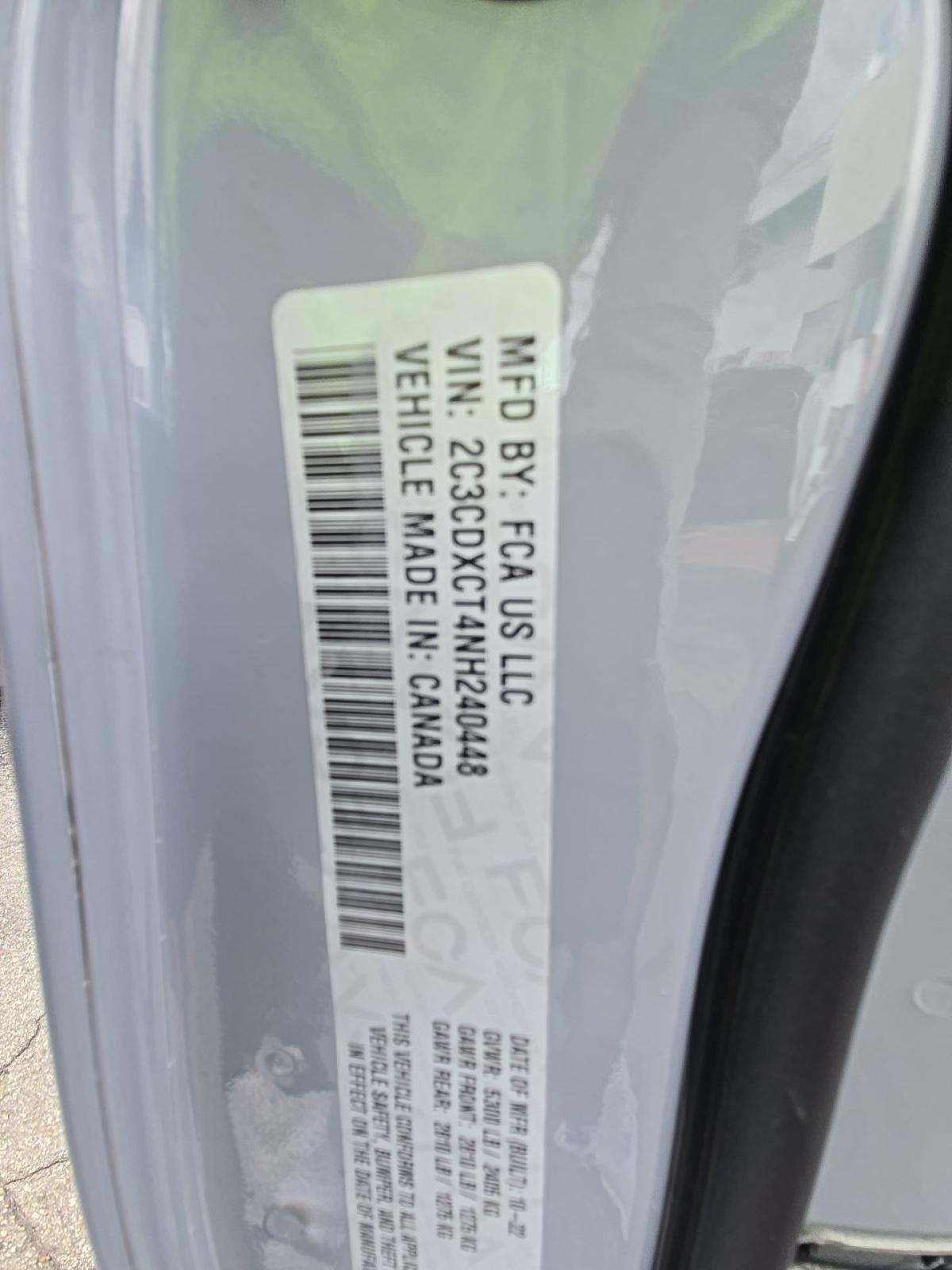 2022 Dodge Charger R/T RWD