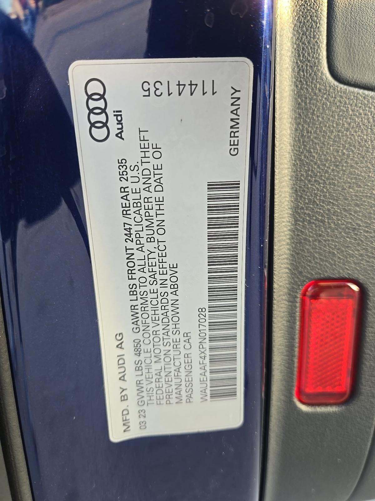 2023 Audi A4 S line Premium Plus AWD