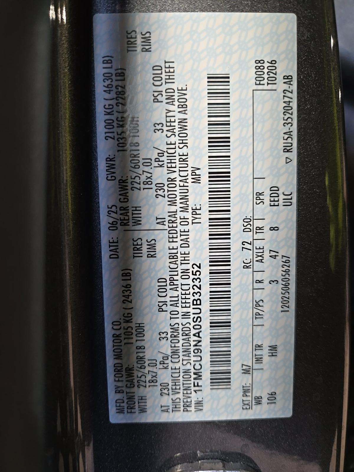 2025 Ford Escape ST-Line Select AWD