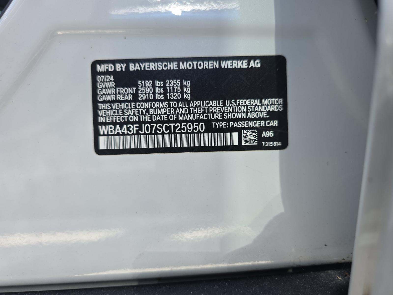 2025 BMW 5 Series 530i RWD