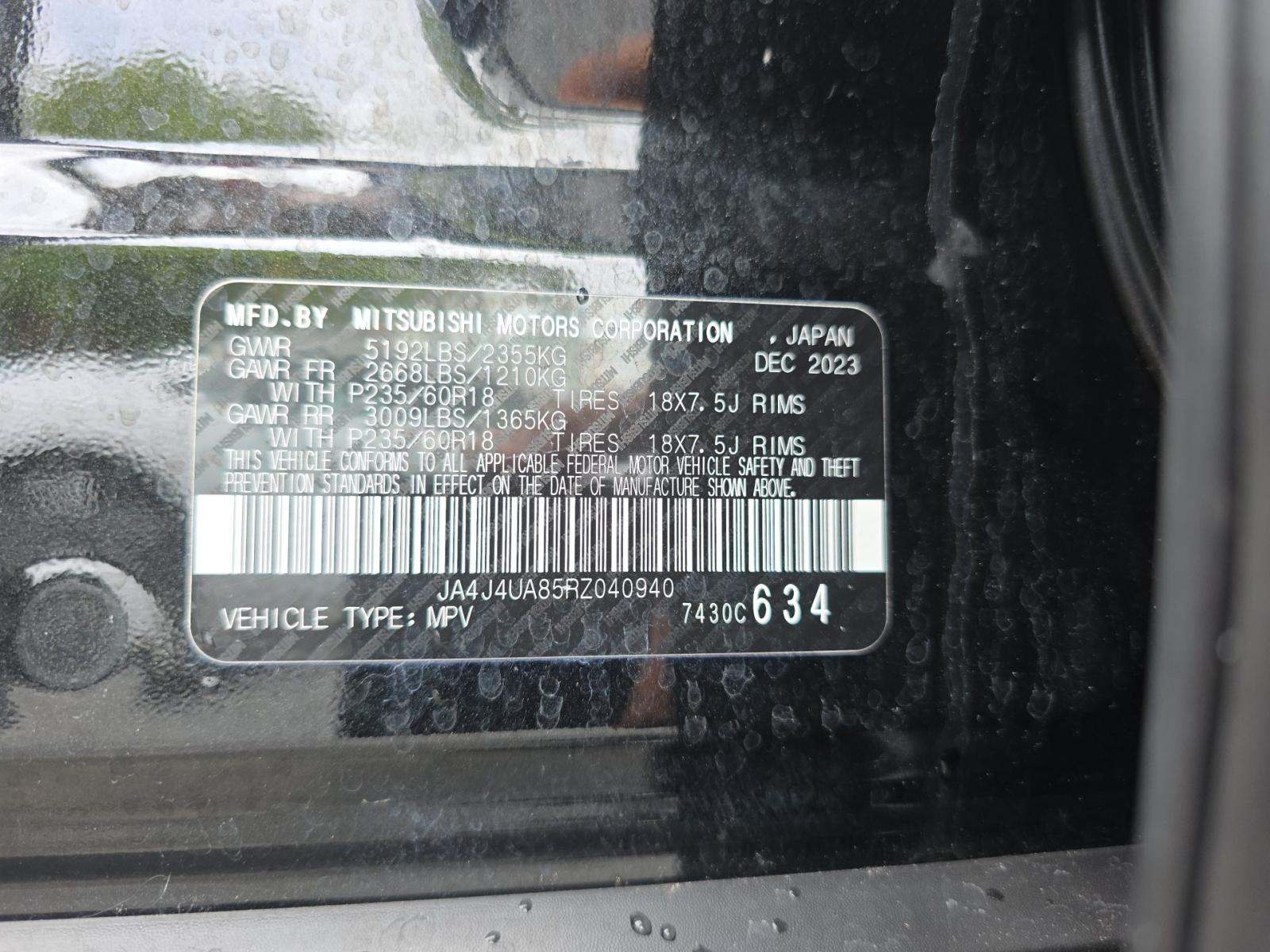 2024 Mitsubishi Outlander ES AWD