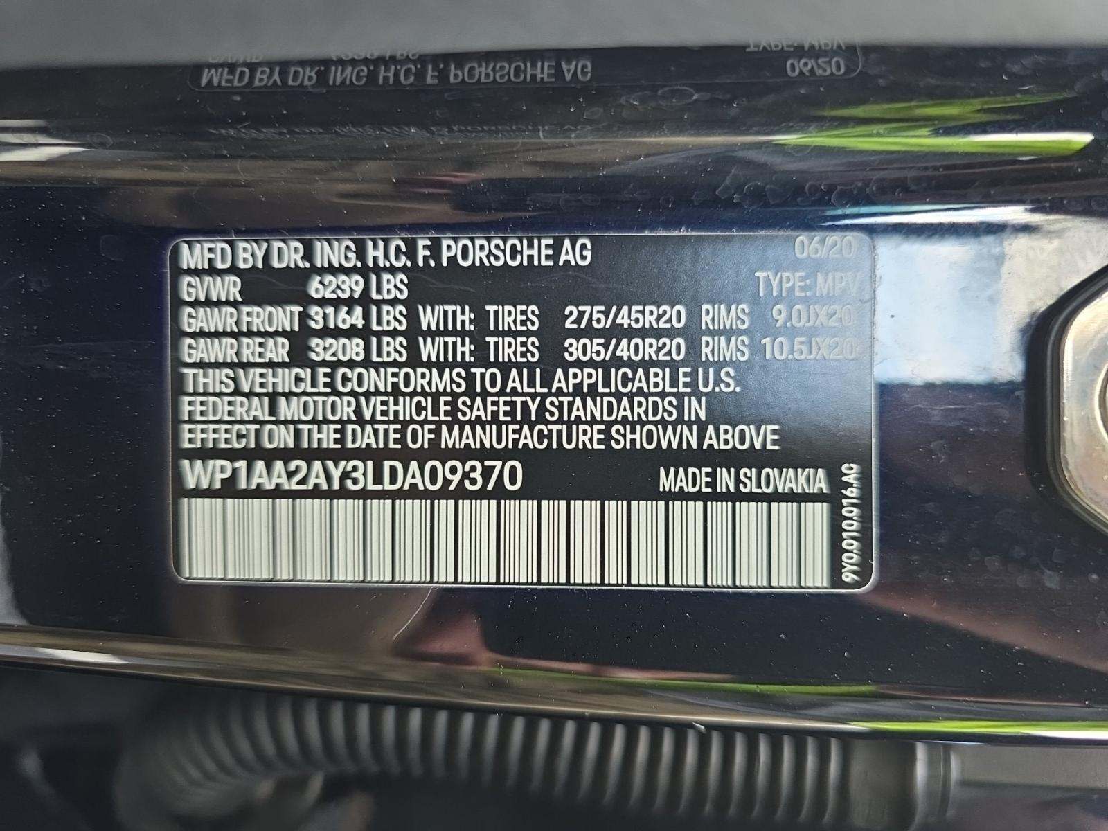 2020 Porsche Cayenne Base AWD