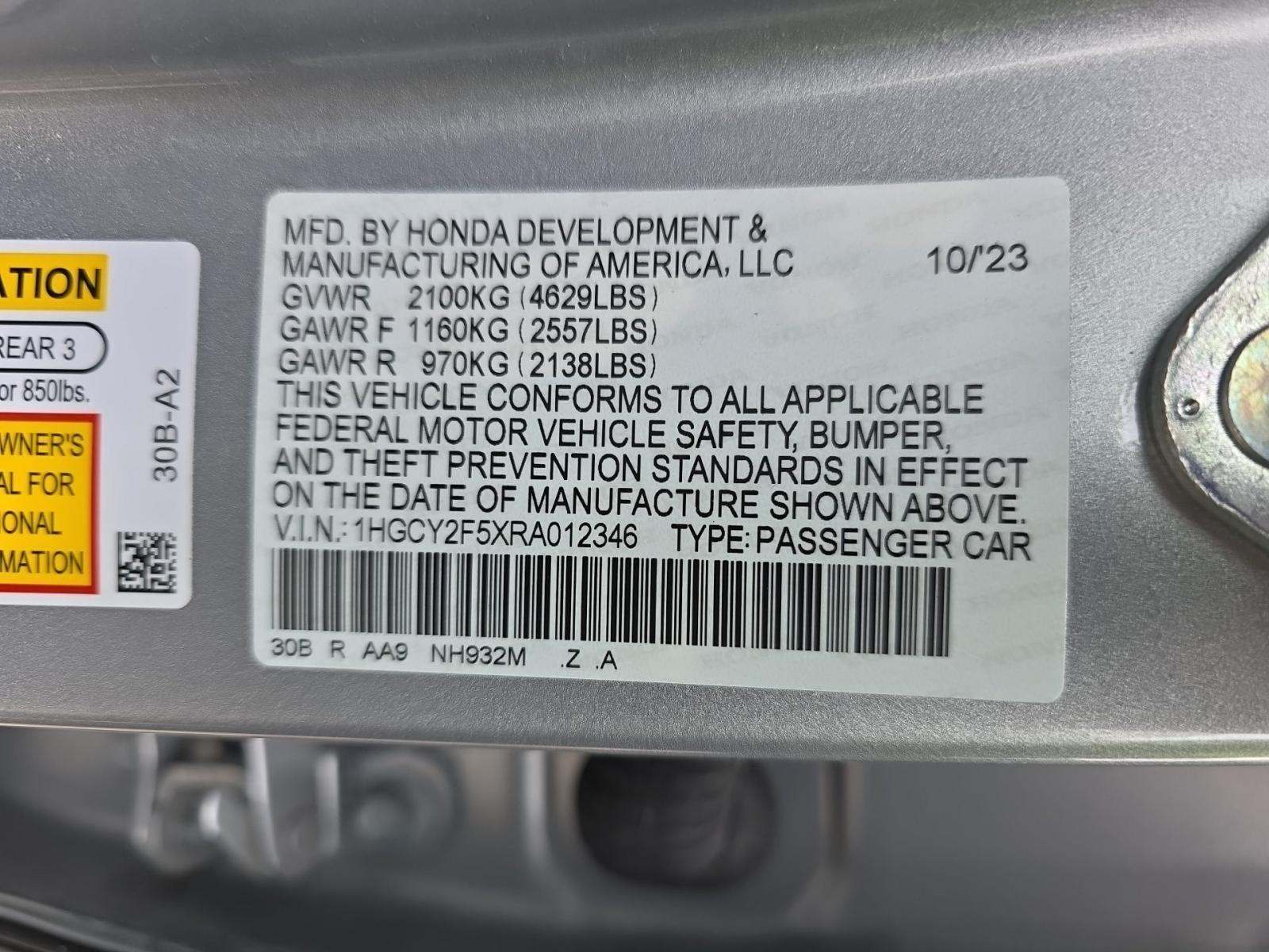 2024 Honda Accord Hybrid Sport FWD