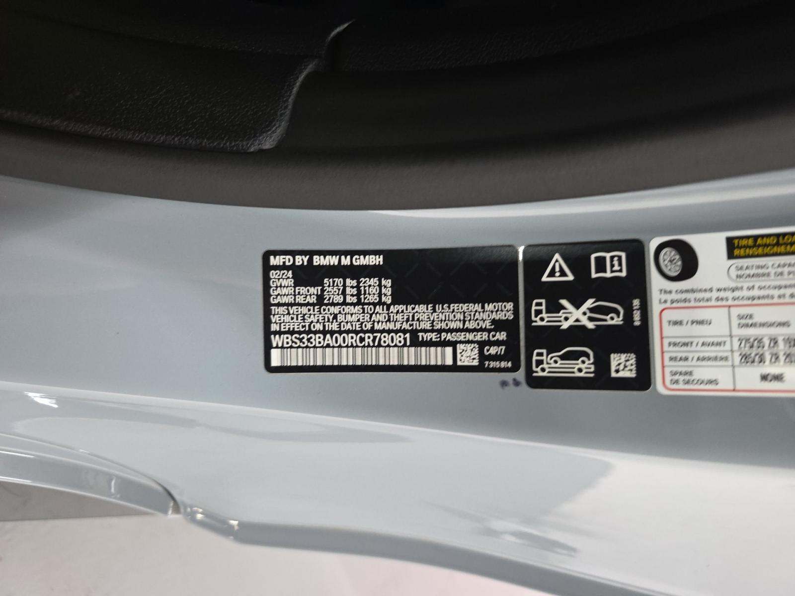 2024 BMW M4 Competition xDrive AWD