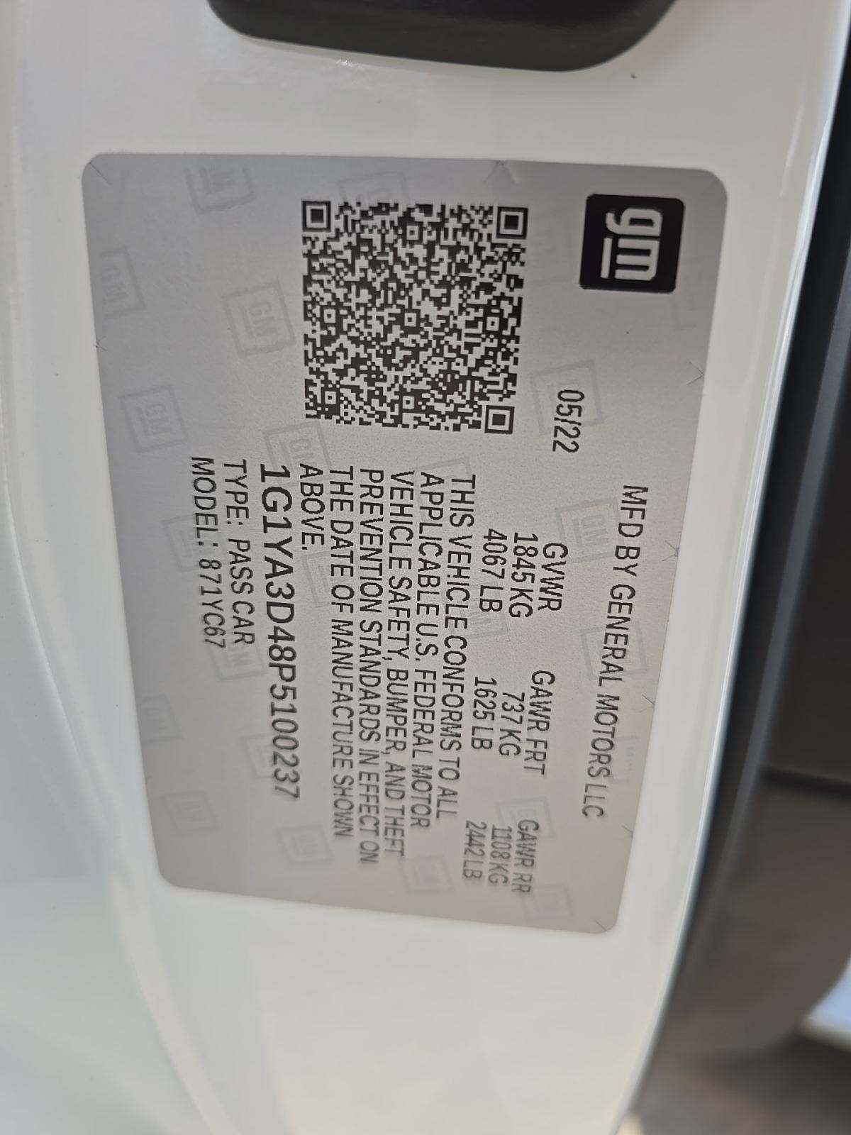 2023 Chevrolet Corvette Stingray RWD