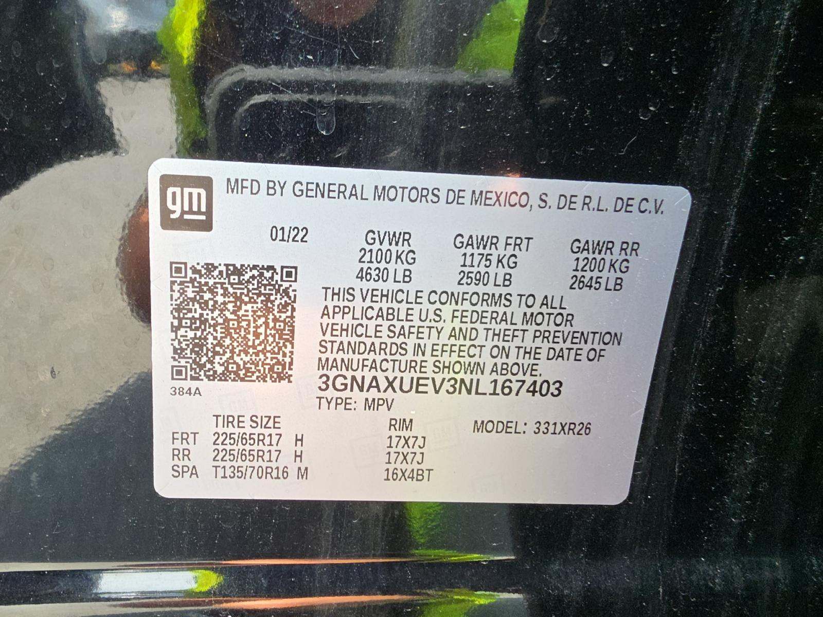 2022 Chevrolet Equinox LT AWD